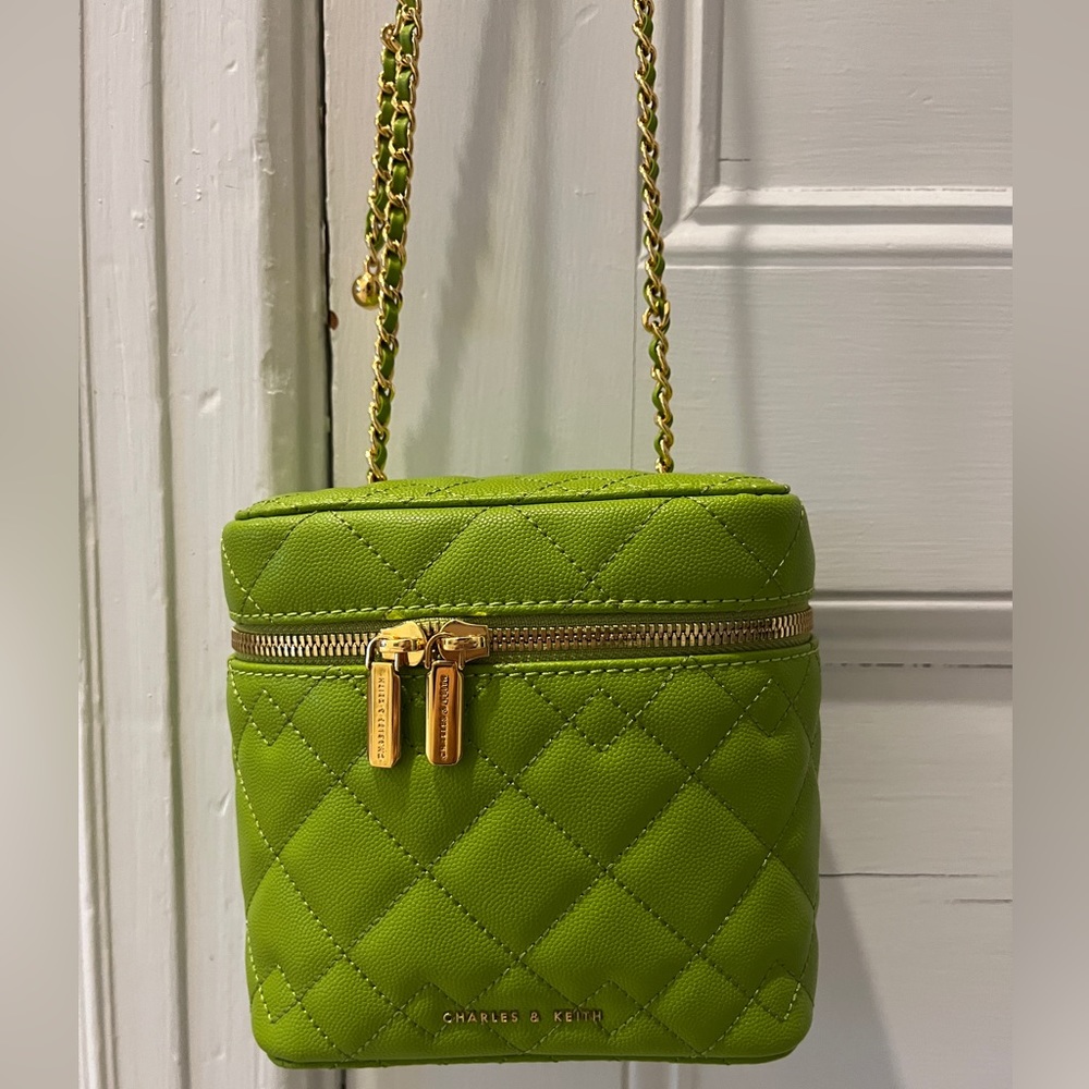 Charles & Keith Nezu Quilted Boxy Bag